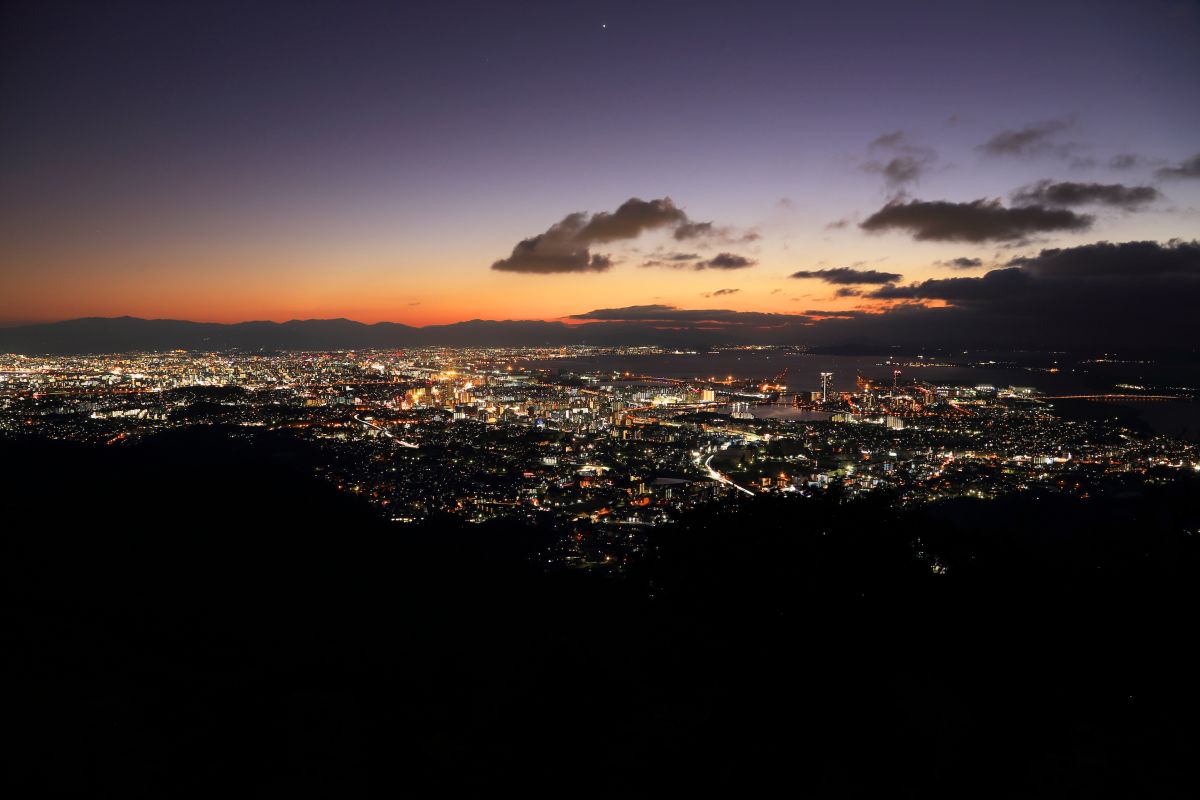 立花山の夜景