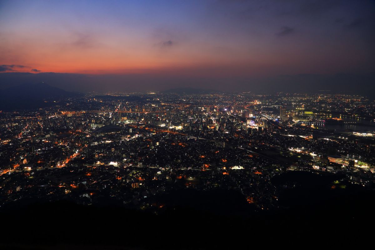 小文字山の夜景